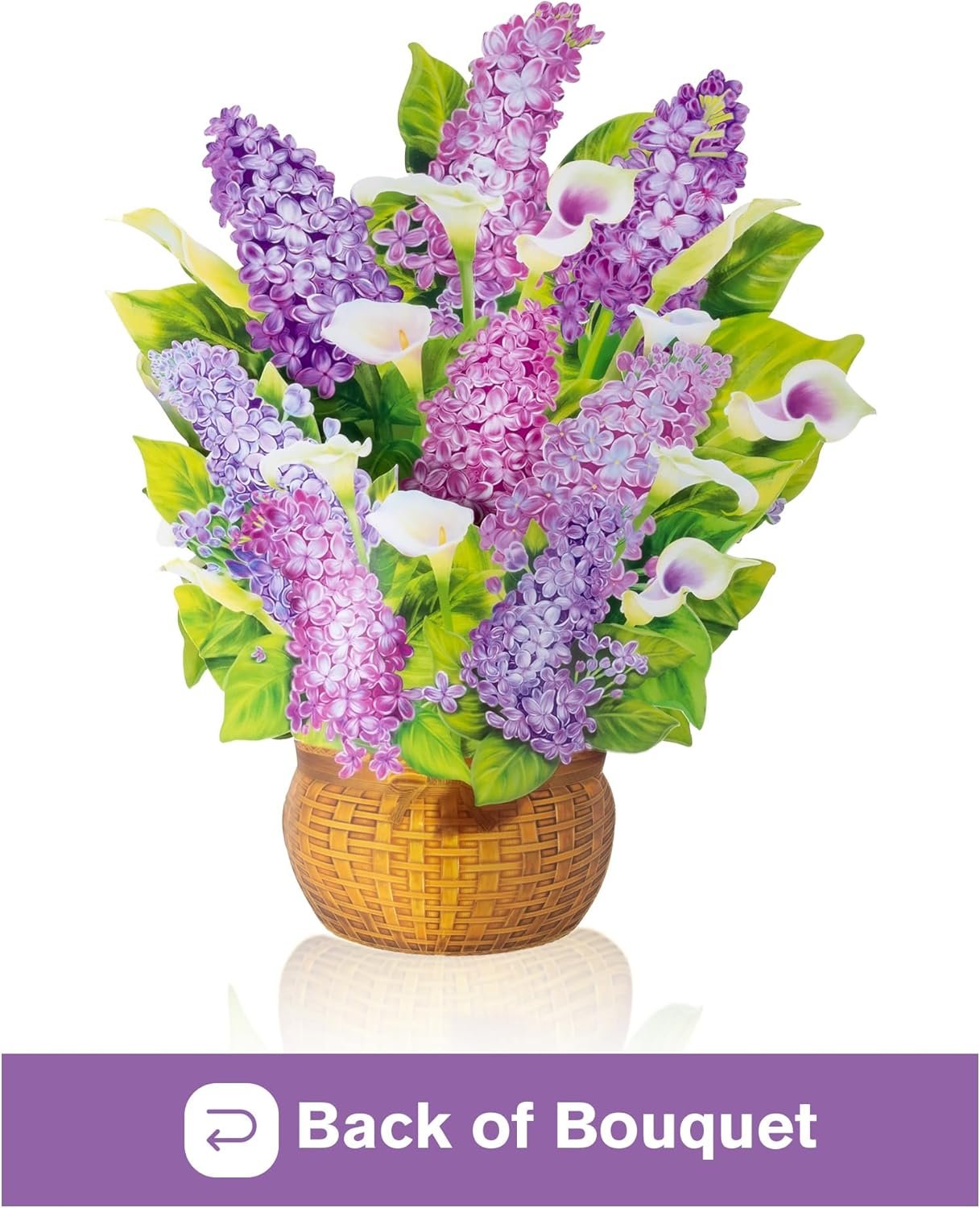 Airpark Pop Up Flower Cards, Daisies and Butterflies, 12inch Forever Flower Bouquet 3D Popup Greeting Cards with Blank Note Card and Envelope for Birthday, Gifts for Her and Friends Thank You Cards